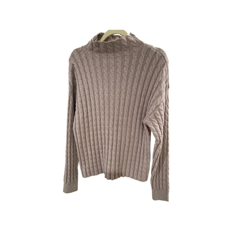 Philosophy Beige Textured Cable Knit Sweater - Size Large (NWT)